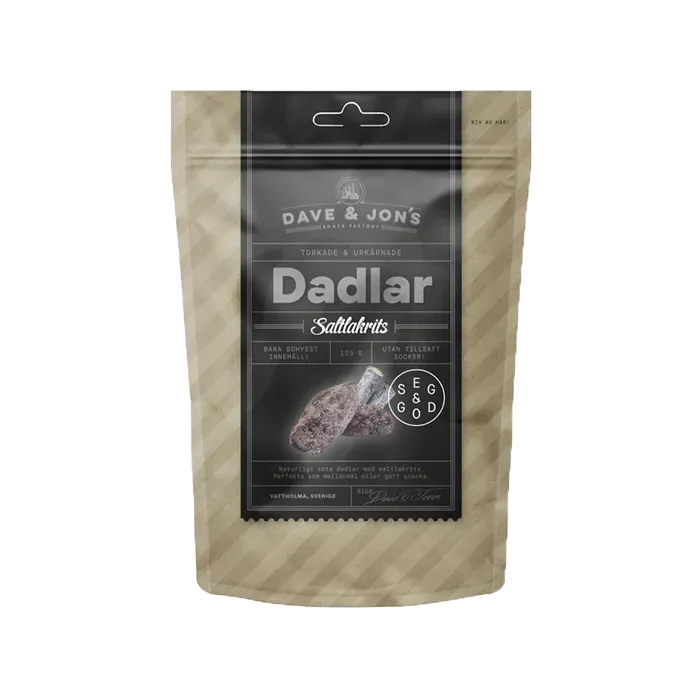 Dave & Jon's – Salt Licorice Dates (125 g)