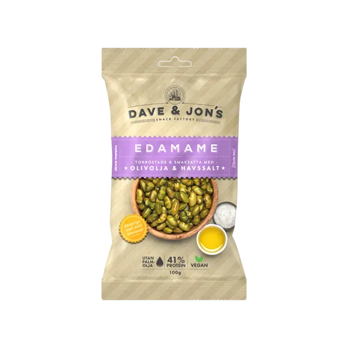Dave & Jon's – Roasted Edamame (100 g)