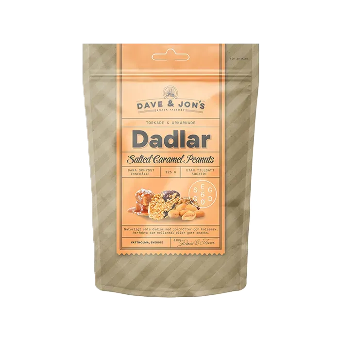 Dave & Jon's – Salted Caramel Peanut Dates (125 g)