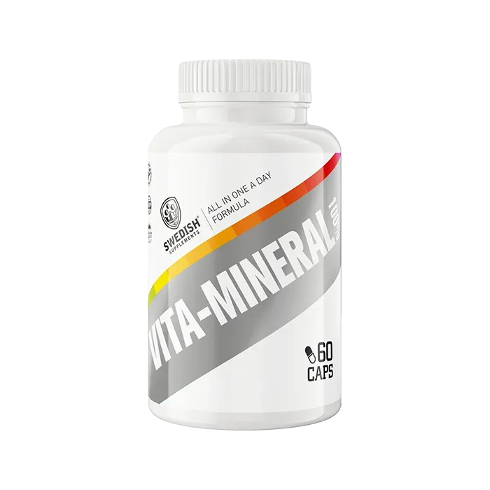 Swedish Supplements – Vita-Mineral 100% (60 Caps)