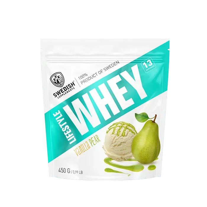 Swedish Supplements – Lifestyle Whey Vanilla Pear (450g)