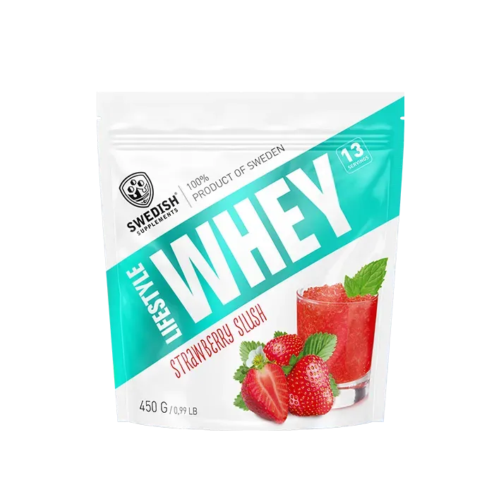 Swedish Supplements – Lifestyle Whey Strawberry Slush (450g)