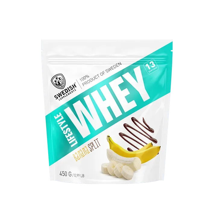 Swedish Supplements – Lifestyle Whey Banana Split (450g)