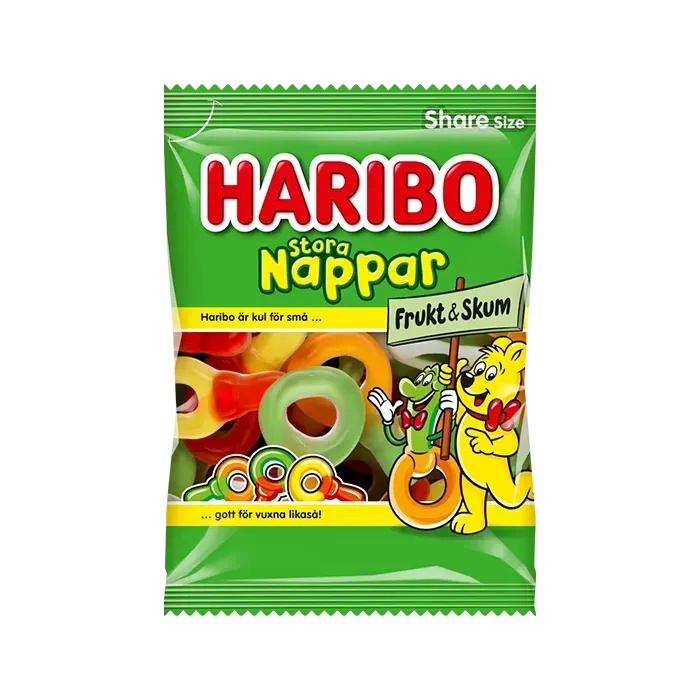 Haribo – Big Pacifiers Fruit & Foam (170 g)