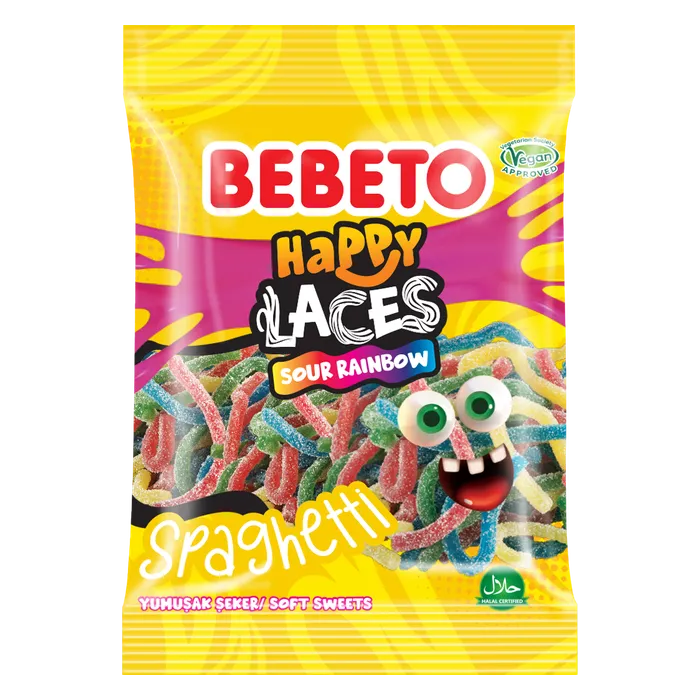 Bebeto – Spaghetti Sour Rainbow (70g)