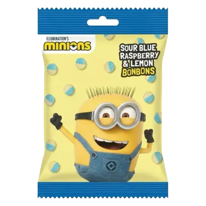 Minions – Sour Blue Raspberry & Lemon BonBons (90g)
