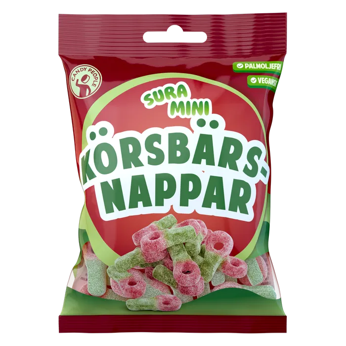Candy People – Sour Mini Cherry Pacifiers (70g)